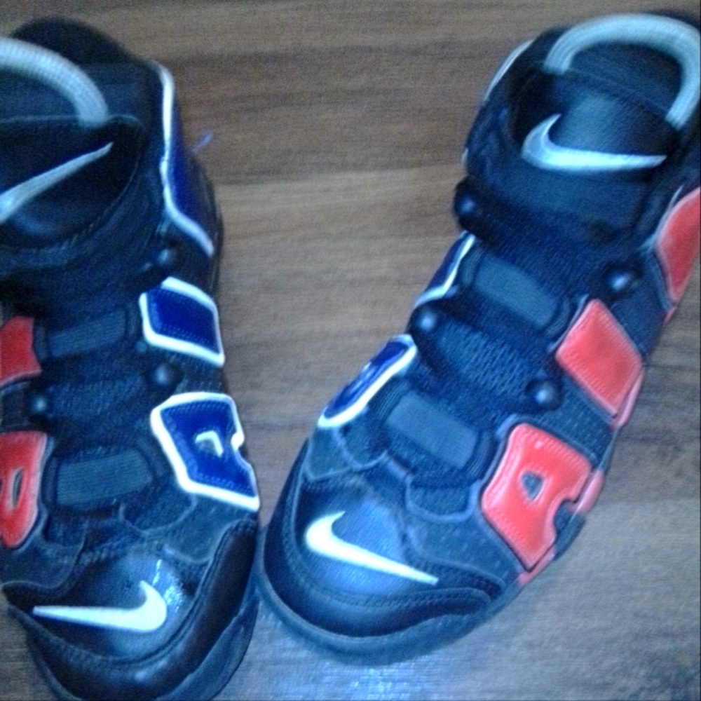 Nike air blue and red